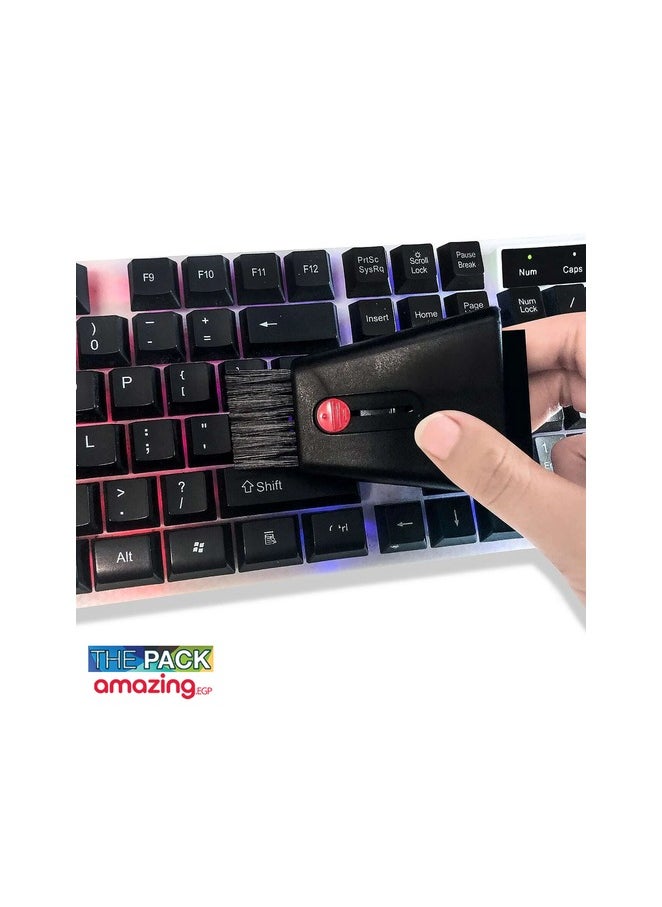 amazing.EGP Keyboard Cleaner, Soft Tablet Brush for Smartphones and Laptops (Black-M1)  - Image 2