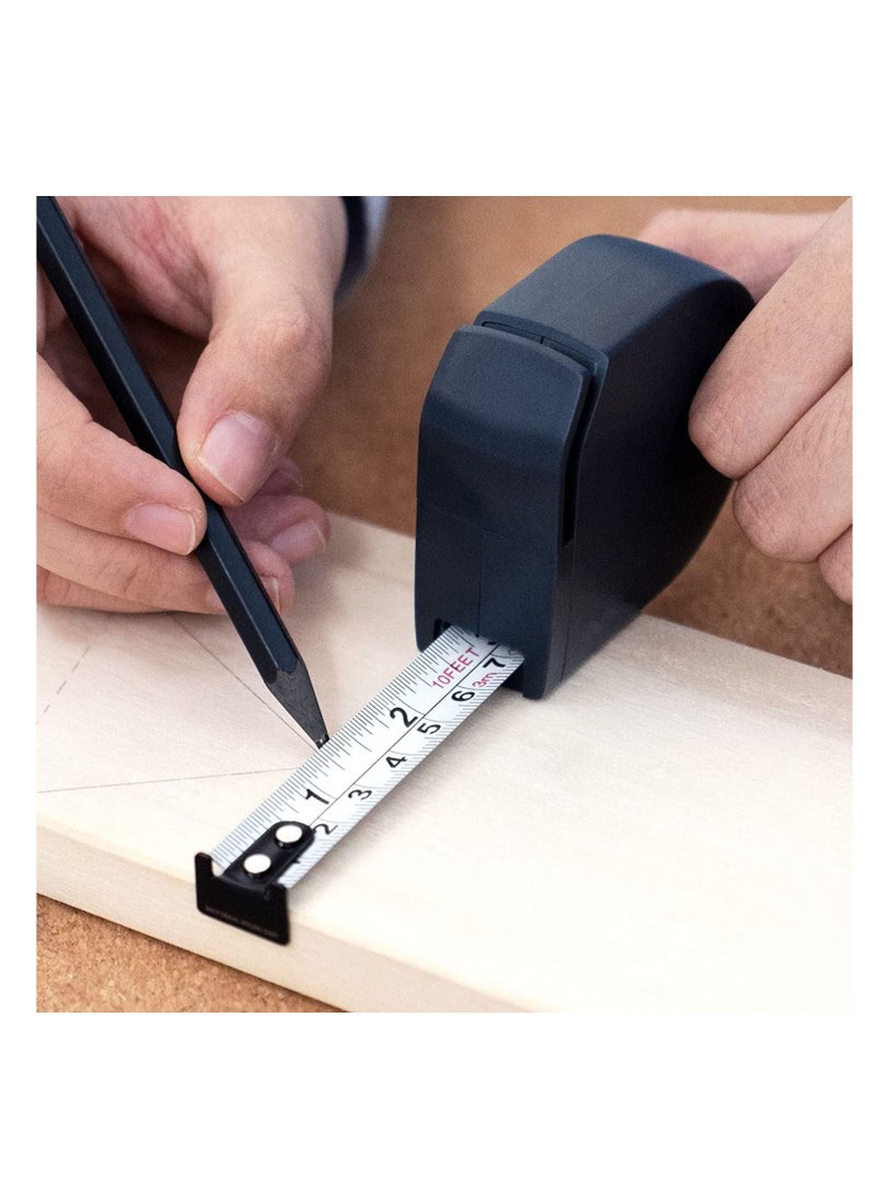 Y&D - Self Lock Tape Measure, Retractable Measuring Tape, Precise Measurement, Great Stiffness, Shock Absorbent Base, Anti-Rust & Anti-Scratch, 10 Ft (3m) - Image 1
