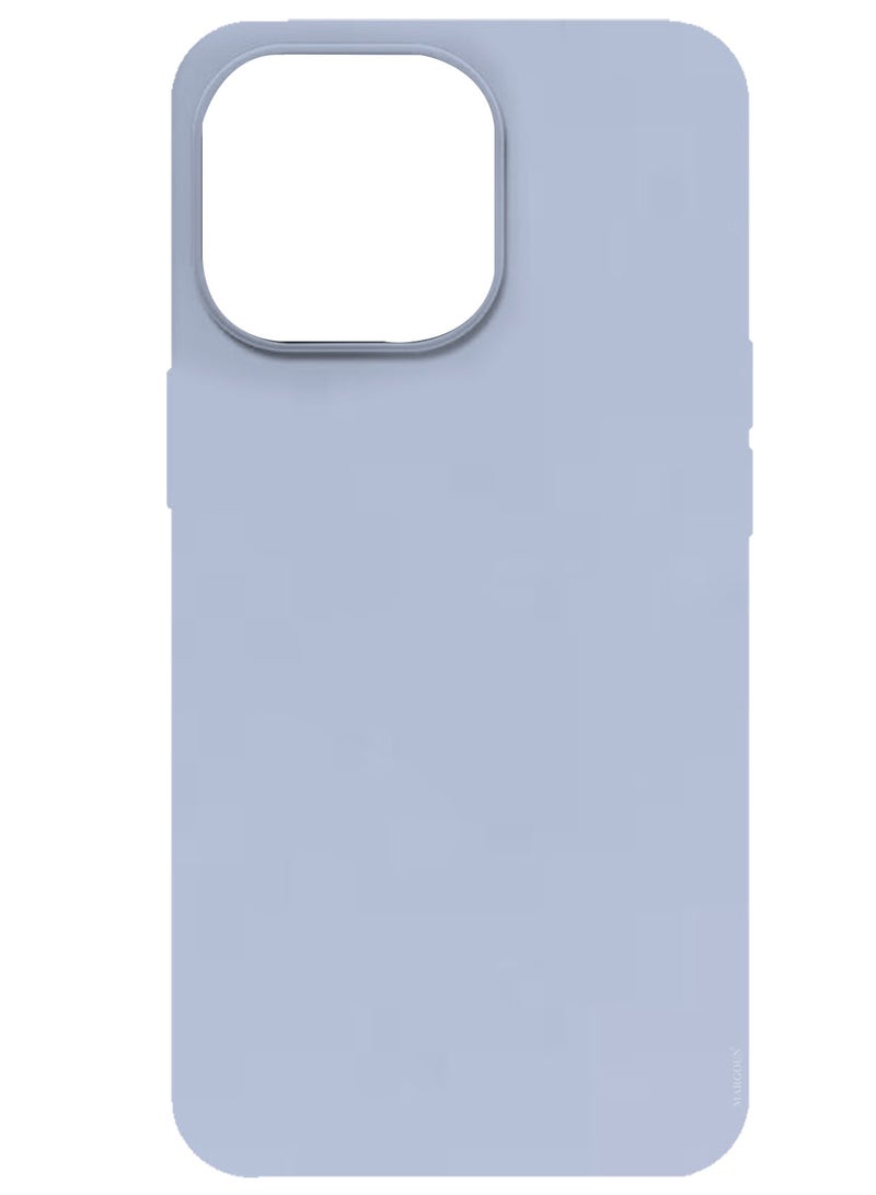 CATANES Silicone Case Cover for Apple iPhone 14 Plus, Slim Protective Cover with Microfiber Lining, Drop Protection - Cement - Image 1