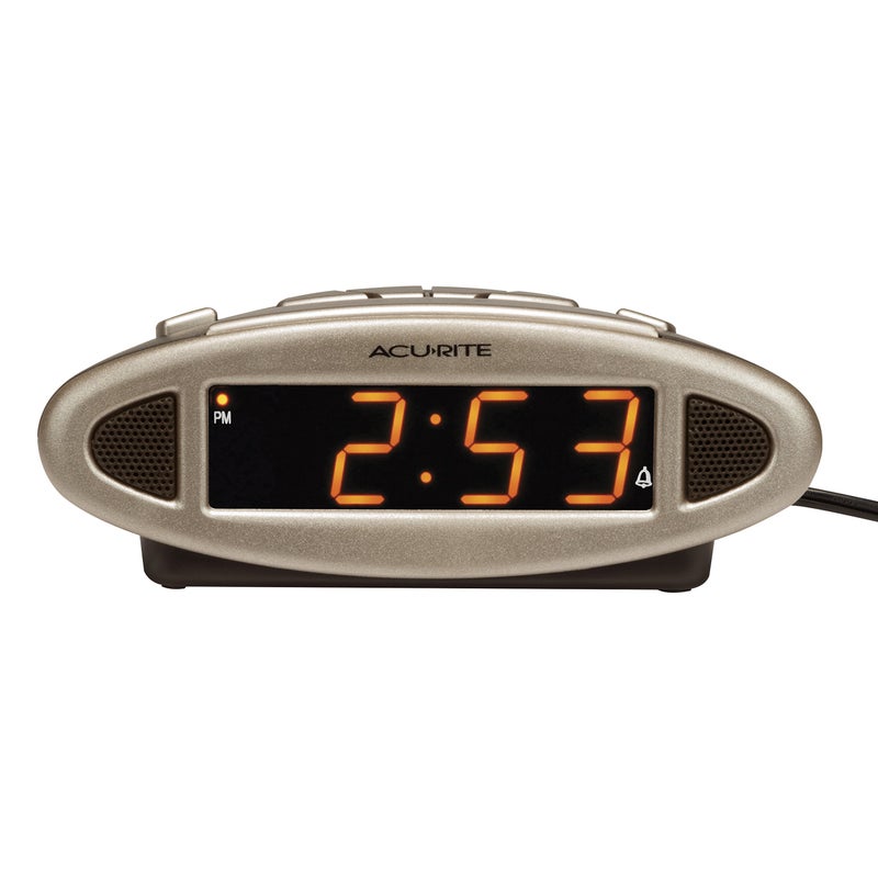 AcuRite 13027A Intelli-Time Digital Alarm Clock,Black - Image 5
