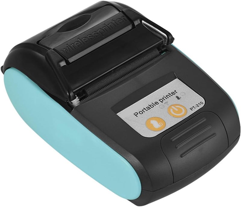 Thermal Receipt Printer, PT-210 58mm Portable Thermal Printer Handheld Ticket Bill Printer for Retail Stores Restaurants Factories Logistics Small Business,1 Paper Roll - Image 4