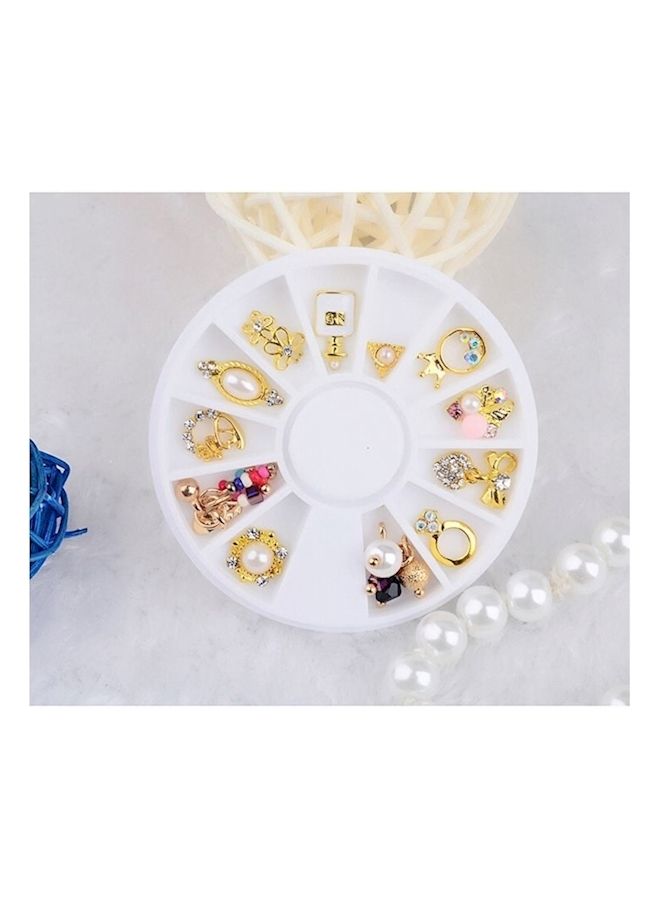 نيبمينينت ملصق للأظافر بتصميم مختلط ومجوف يمكنك لصقه بنفسك متعدد الألوان - Image 1