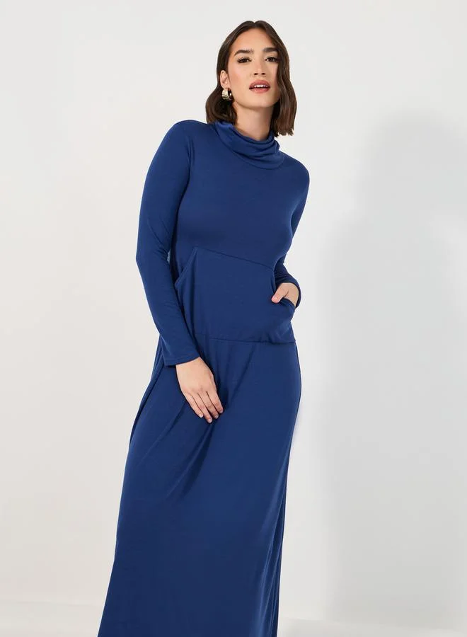 Styli Long Sleeve Maxi Dress