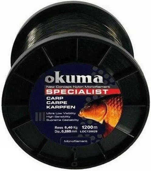 Okuma Carp Fishing Line 1200M 0.43MM Camouflage 2 Tone Color
