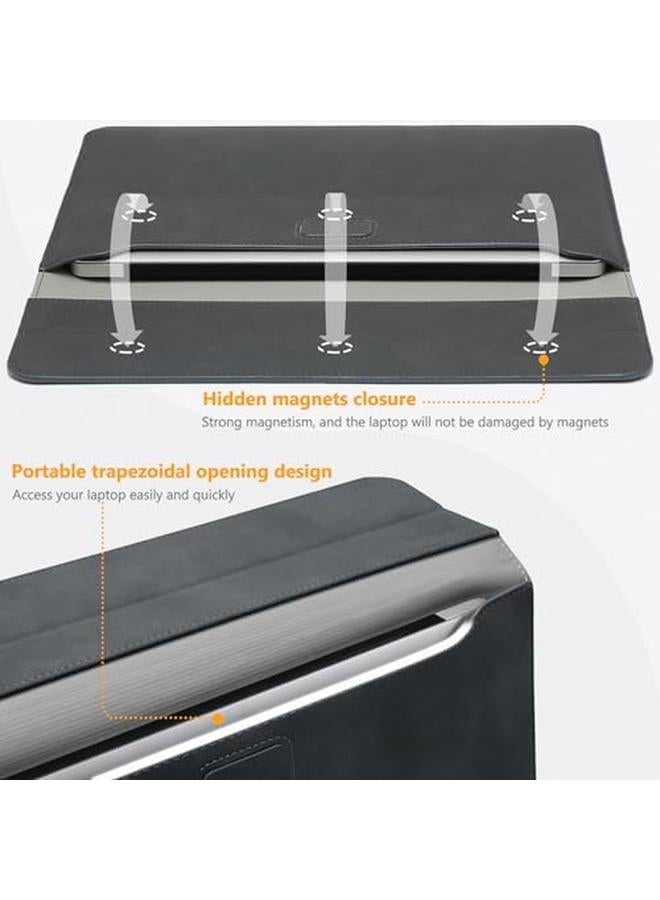 erorex 15 16 Inch Laptop Sleeve Case With Stand Feature Compatible With Macbook Pro 16 2021 2022 M1 Pro Max A2485 2019 2020 A2141 Macbook Pro Retina 15 2012 2019 With Accessory Bag Space Gray - Image 4