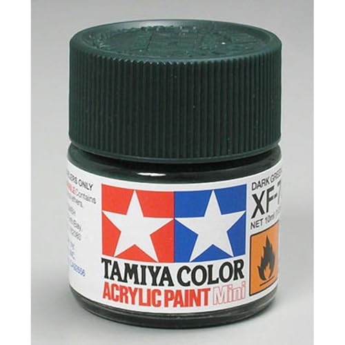 TAMIYA 81770 Acrylic Mini XF70 Dark Green 1/3 oz - Image 4