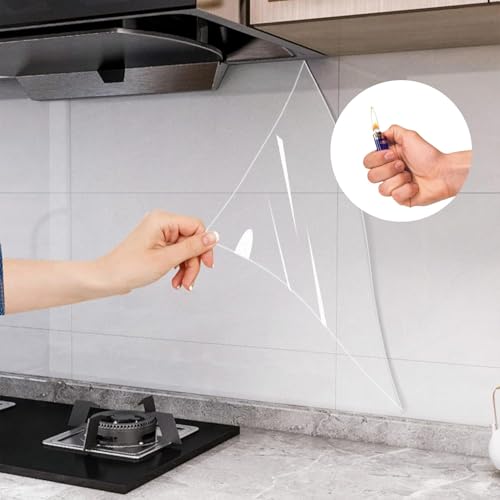 HAPPYMATES Self Adhesive clear24X48 Inch Transparent Vinyl Lamination Sheet Roll for Mobile Phones, Tablet, Laptop, Glass, Cabinet, Tabletop, Car Dashboard | Matte Finish - Image 4