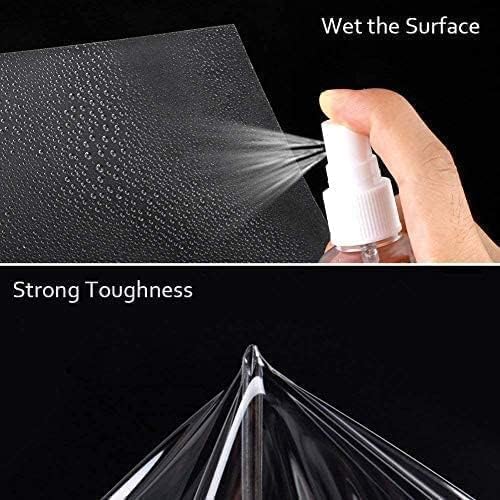 HAPPYMATES Self Adhesive clear24X48 Inch Transparent Vinyl Lamination Sheet Roll for Mobile Phones, Tablet, Laptop, Glass, Cabinet, Tabletop, Car Dashboard | Matte Finish - Image 5