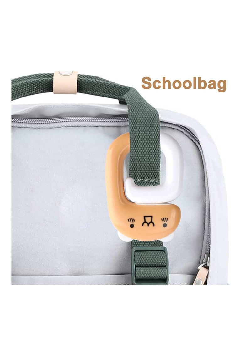 Purse Hook for Table, Foldable Purse Hanger, Purse Holder for Student Table Desk Restroom Office Shool Restraurant, Handbag Hook Holder Hand Bag Hanger for Tables, Desks(4PC) - Image 3