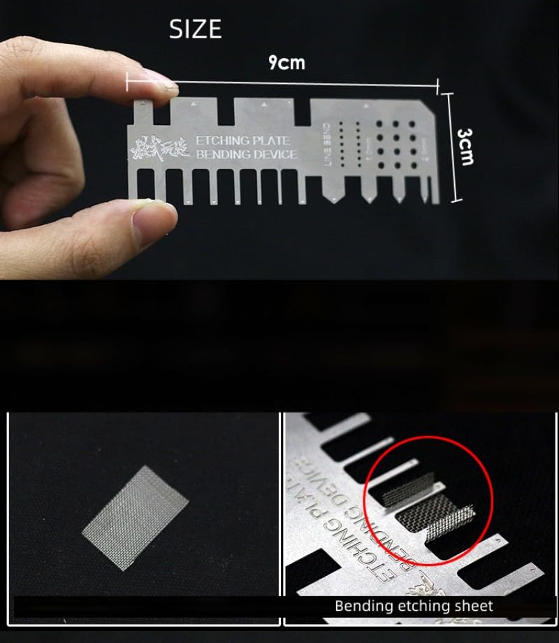 ANSAI Metal Bending Ruler for Modeling DIY,Bending Etched Chip,Copper Wires - Image 2