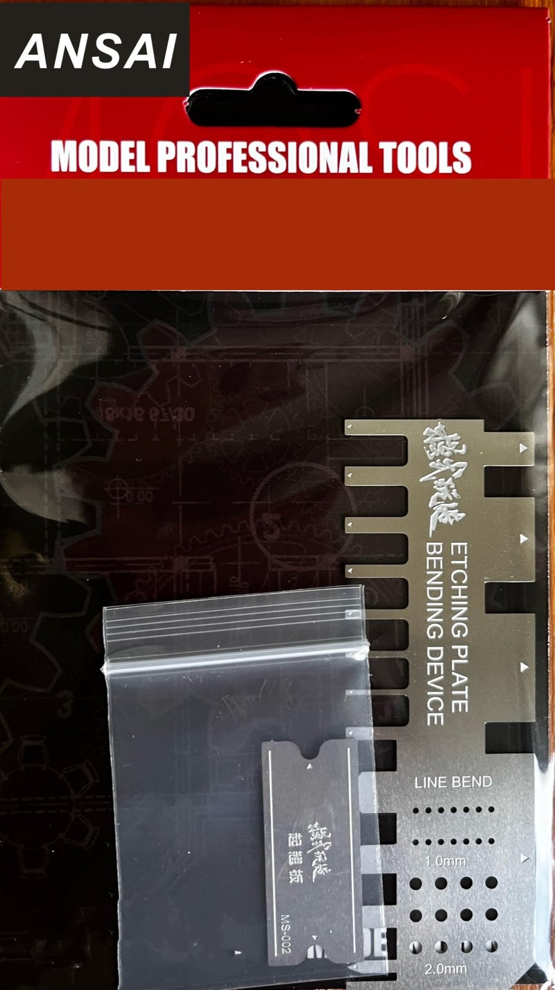ANSAI Metal Bending Ruler for Modeling DIY,Bending Etched Chip,Copper Wires - Image 1