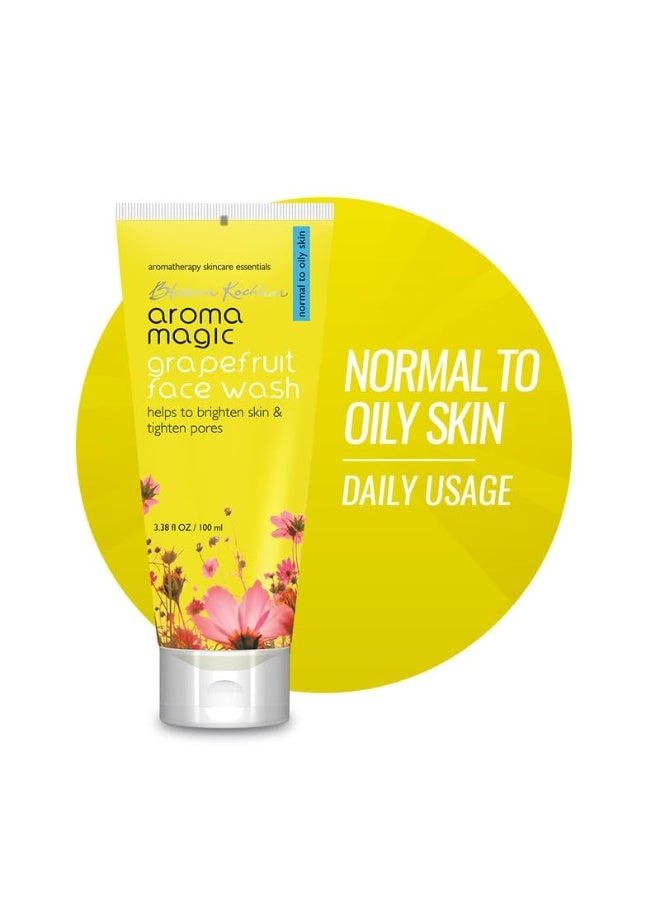 Aroma Magic Grapefruit Face Wash for Brightening & Pore tightening | For Oily Skin | 100 ml | Pack of 2 - Image 4