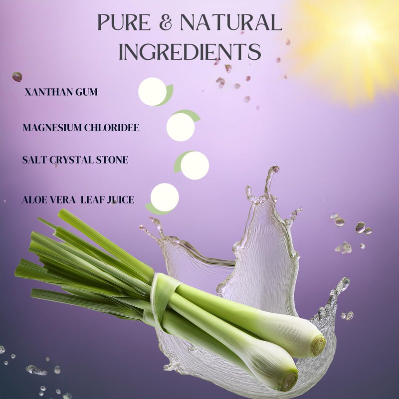 Bussani Deodorant Roll-On Salt Stone â€“ Aluminum Free for Women & Men â€“ Gentle on Sensitive Skin â€“ Lavender Lemongrass Scent â€“ 60ml â€“ Aluminum Free, No Baking Soda, No Stains - Image 3