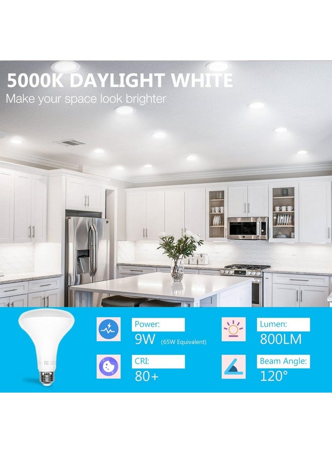 DAYBETTER BR30 LED Light Bulbs Indoor Flood Light, 6Pack 5000K Daylight White LED Bulb 65W Equivalent, Dimmable, E26 Base, 800LM, Recessed Can Bulb for Living Room Bedroom Dining Room Bathroom - Image 3