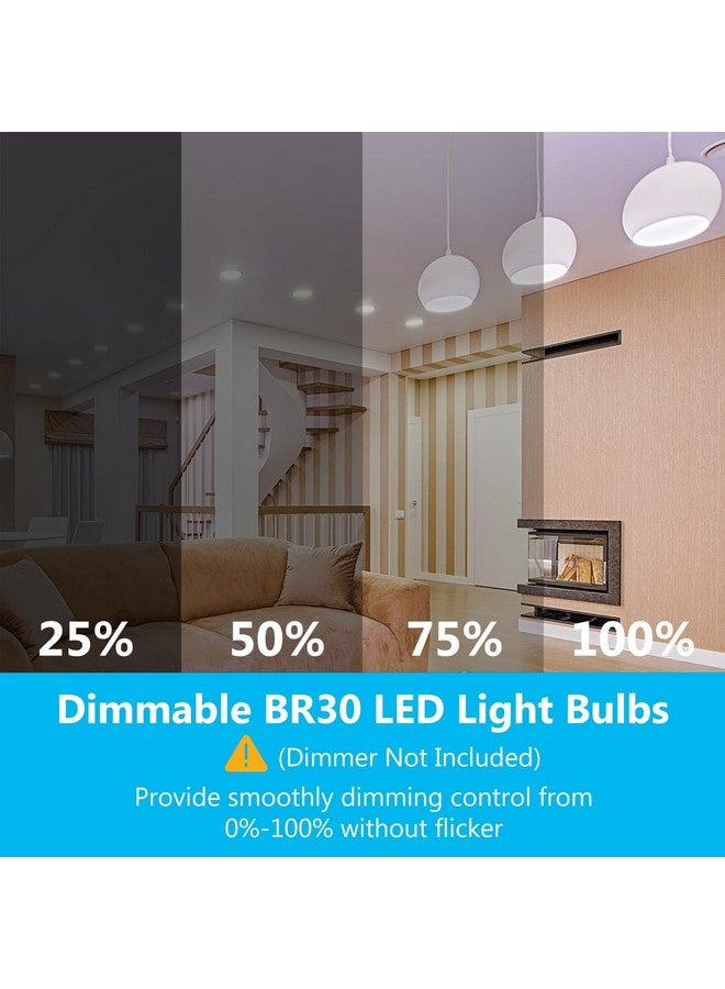 DAYBETTER BR30 LED Light Bulbs Indoor Flood Light, 6Pack 5000K Daylight White LED Bulb 65W Equivalent, Dimmable, E26 Base, 800LM, Recessed Can Bulb for Living Room Bedroom Dining Room Bathroom - Image 4