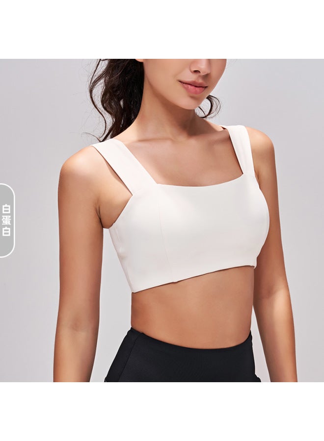 European And American Minimalist Fitness Vest Bra Anti-sagging Women's U-shaped Training Sports Bra Integrated Yoga Bra