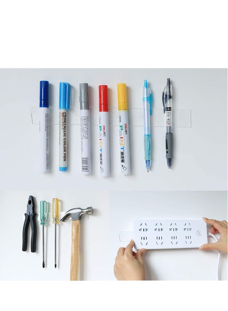 Meetion 1pc Double Sided Tape Heavy Duty , Multipurpose Removable Mounting Tape Adhesive Grip,Washable Strong Sticky Wall Tape Strips Transparent Tape Poster Carpet Tape for Paste Items,Household (3m*3cm*2mm) - Image 2