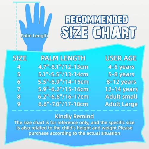 WVVOU Goalkeeper Gloves for Kids Youth, Soccer Goalie Gloves with Double Protection, Anti-Slip Soccer Gloves, Super Grip - Image 4