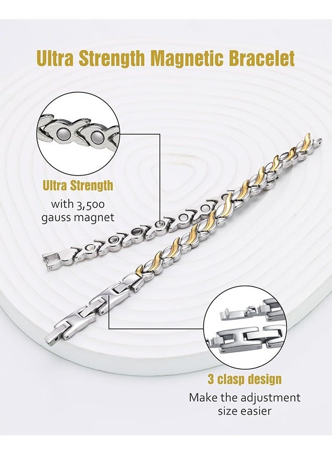 أساور مغناطيسية للنساء، أساور مغناطيسية قابلة للتعديل على شكل حورية البحر، هدايا مجوهرات ليوم الأم (سلسلة حورية البحر) - Image 3