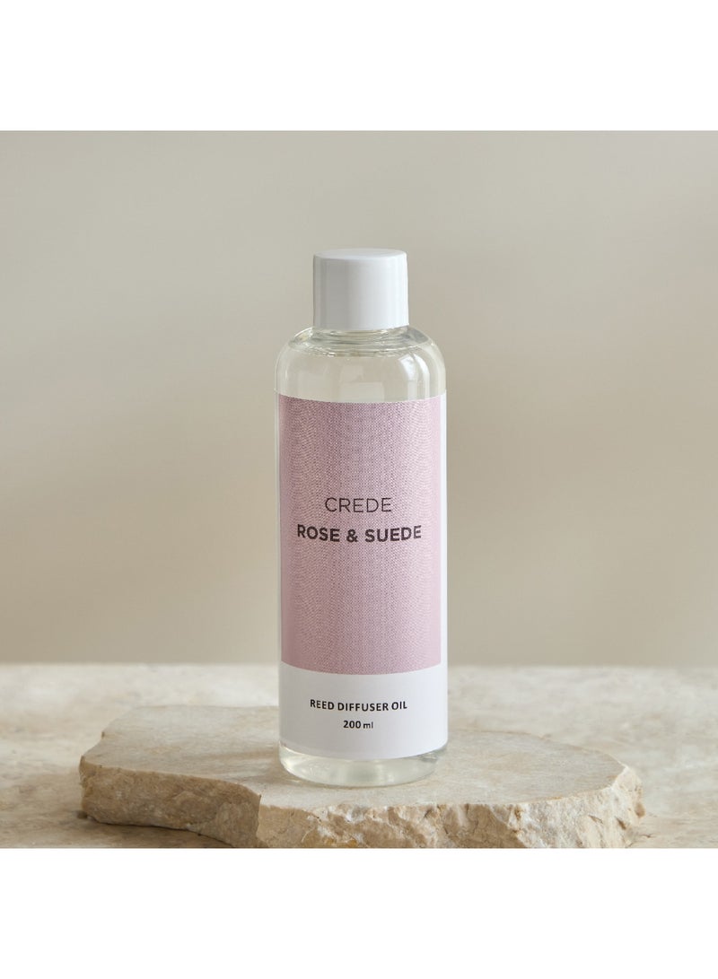 Home Box Crede Rose and Suede Reed Diffuser Oil Refiller 200 ml  - Image 1