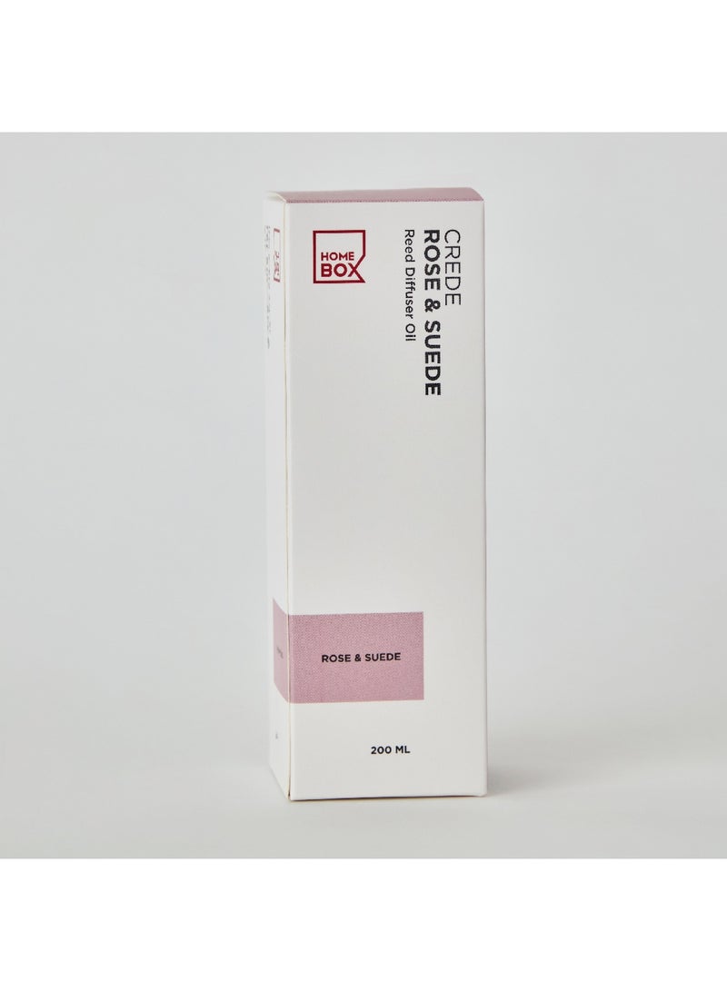 Home Box Crede Rose and Suede Reed Diffuser Oil Refiller 200 ml  - Image 3