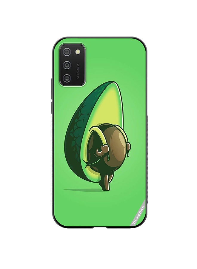 VR CREATIVE Protective Case Cover For Samsung Galaxy A02s Avacado Design Multicolour - Image 1