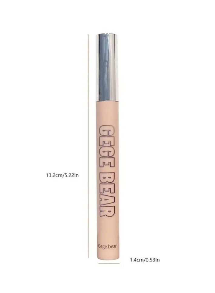 دب جيجي ماسكارا مقاومة للماء واللطخة مع رأس فرشاة ناعم للرموش الكثيفة وطويلة الأمد #01 أسود - Image 4