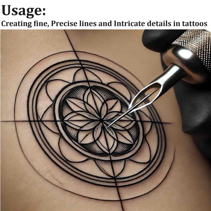 Tattoo Gizmo 18RL Tattoo Needles Virtue 50PCS Professional Disposable Sterilized Round Liner Long Tattoo Needle 1218RL - Image 4