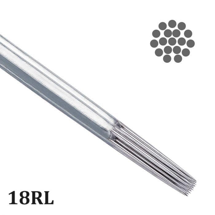 Tattoo Gizmo 18RL Tattoo Needles Virtue 50PCS Professional Disposable Sterilized Round Liner Long Tattoo Needle 1218RL - Image 3