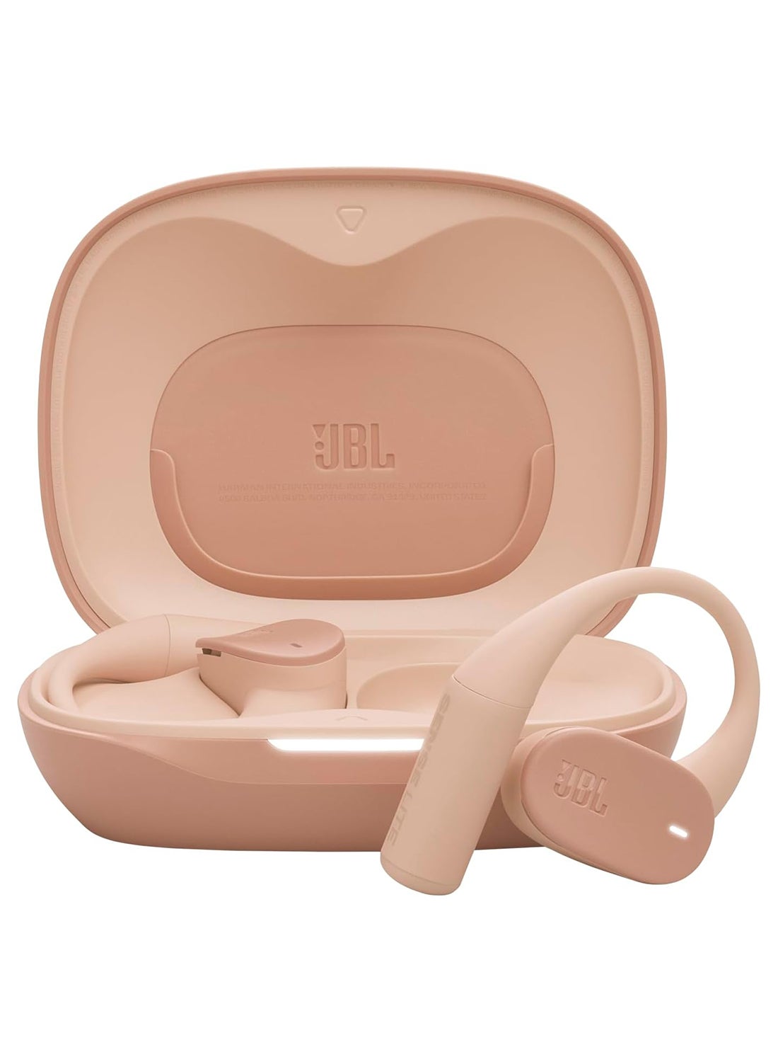 JBL Sense Lite Wireless Earbuds with Open Design and Ear Hook, JBL OpenSound Air Conduction Technology, 32 Hours Operation, Water & Dust Resistant IP54, Beg beige