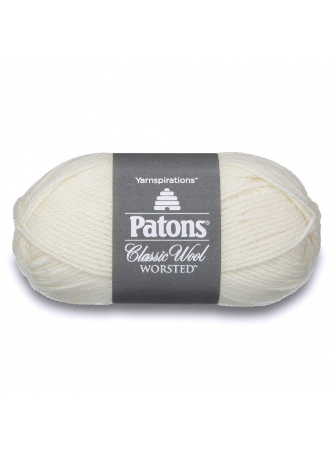 Patons Classic Wool, Winter White Yarn - Image 2