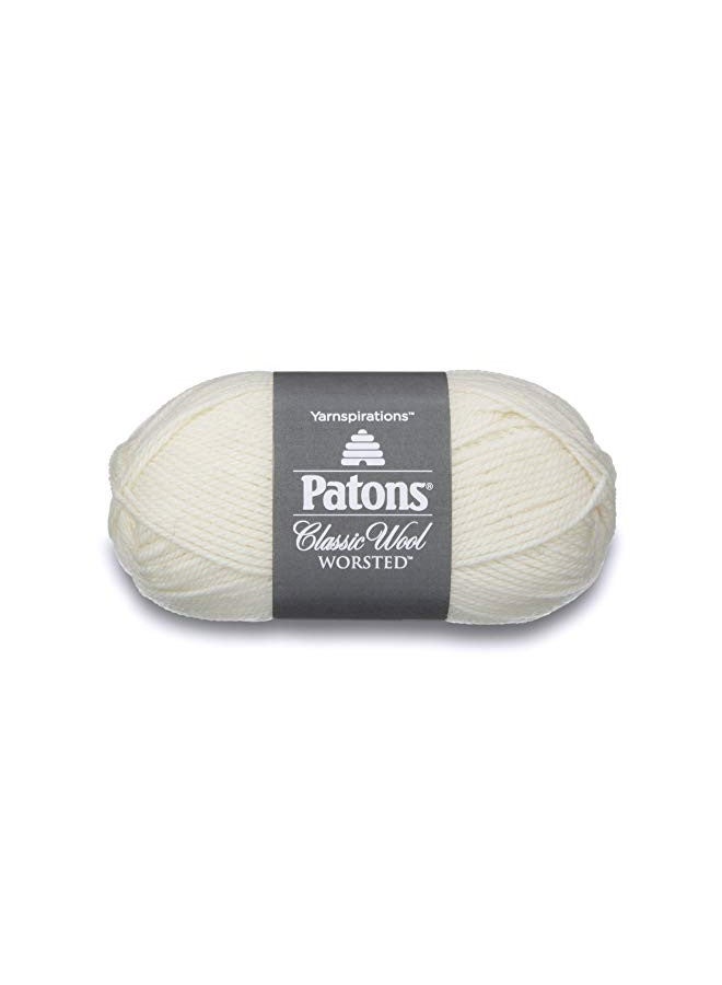 Patons Classic Wool, Winter White Yarn - Image 1