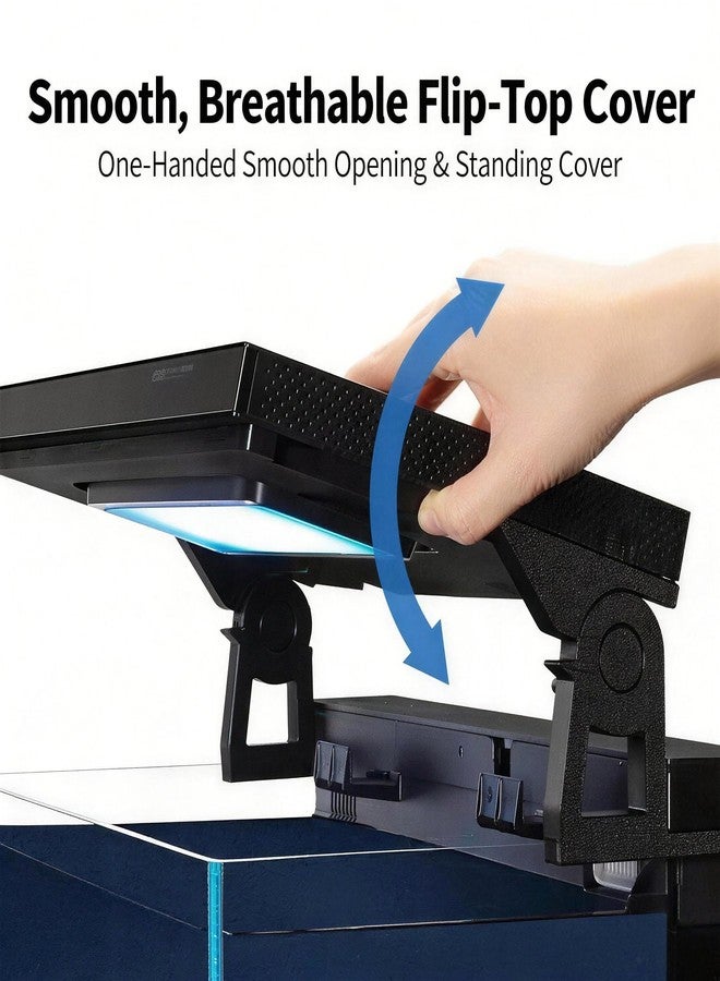 Wonderfactory S1 Smart Fish Tank Lid Stand Bracket, Fish Tank Top Cover Hood Lift Up Modification Accessories - Image 3