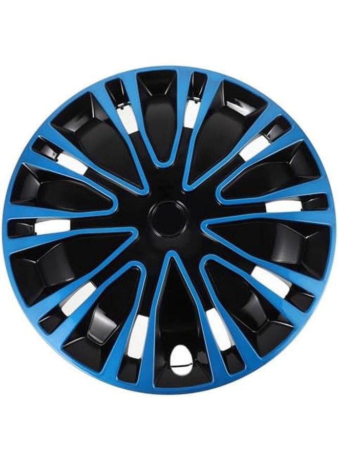 غطاء عجلة من الفولاذ الأزرق الأسود، غطاء جنط زخرفي للسيارات والشاحنات - Image 2