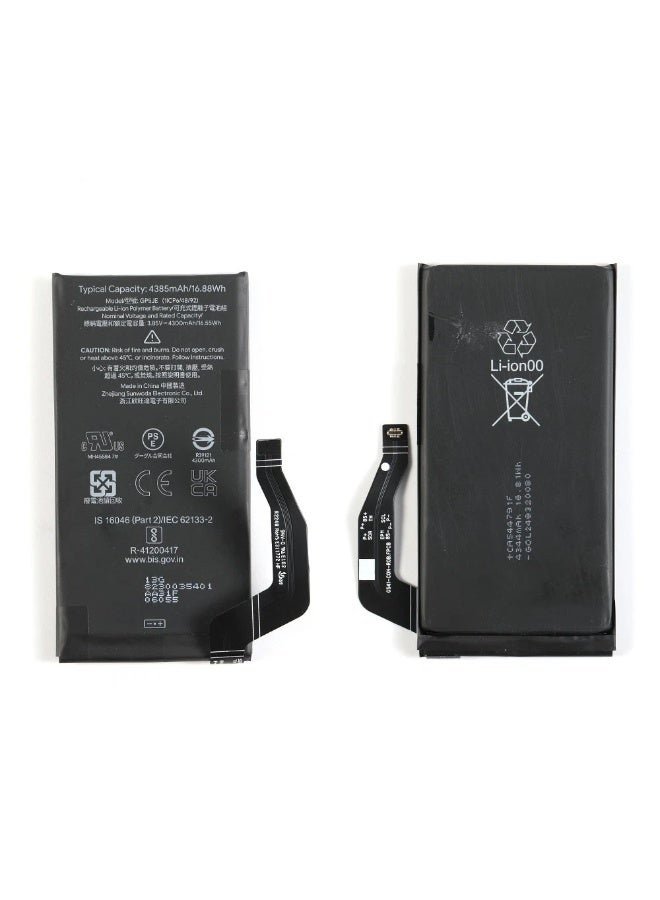 erorex Original High Quality Replacement battery For Google Pixel 7 Black - Image 2