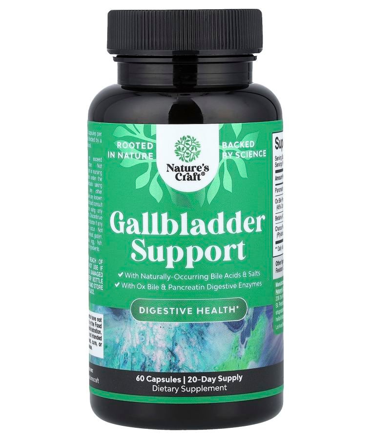 Nature's Craft Gallbladder Support 60 Capsules