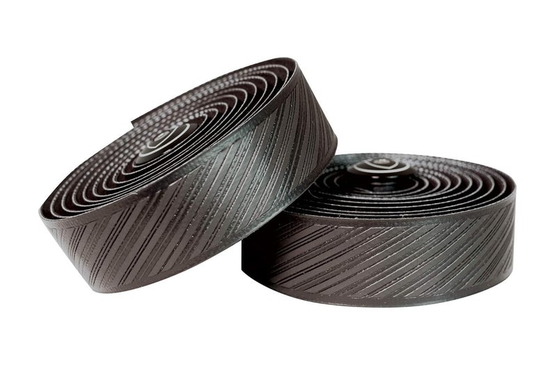 SILCA Cuscino Handlebar Tape  Black 375mm Thick  Road Bike Tape Extra Sticky Extra Thick  Tour mag All Around Winner  kit Includes Extra Thin Butterfly clamp Cover Finishing Tape end Plugs - Image 1