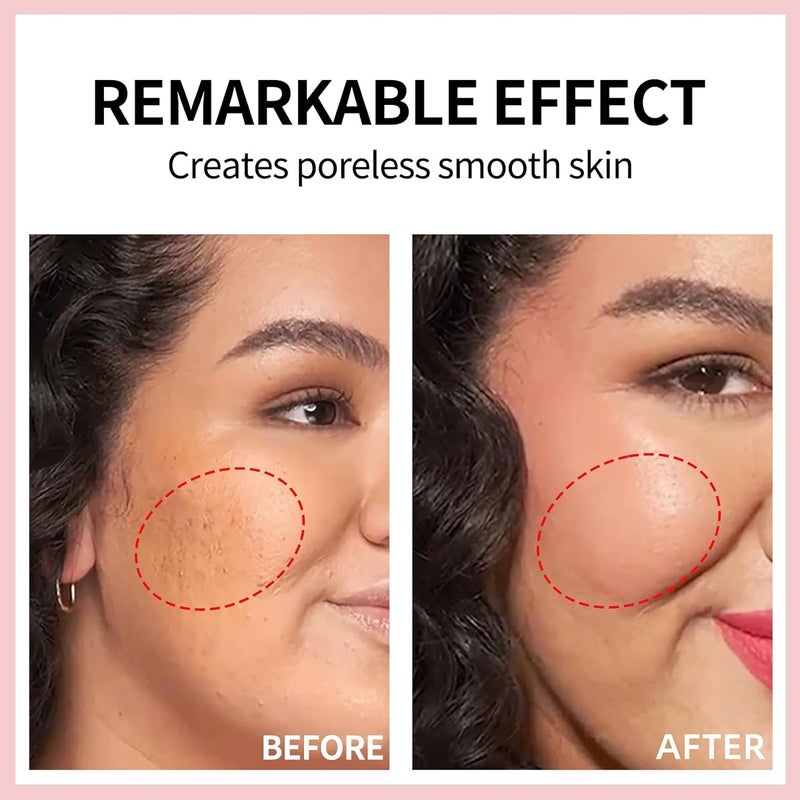 URQT Blurring Balm Matte Primer for Mature Women, Poreless Soft-Focus Effect, Oil Control Longwear Setting Powder Balm, Flawless Matte Finish, Evens Skin Tone, Smooths Wrinkles, Lightweight Foundation Base - Image 2