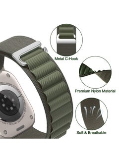 BORTONY Apple Watch Alpine Loop Band 38mm 40mm 41mm Nylon Woven Sport Strap Compatible with iWatch Series 8/Ultra/7/SE/6/5/4/3/2/8 Pack of 3  - Image 3