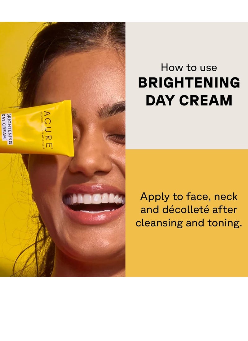 Acure Acure Brightening Day Cream 100% Vegan for a Brighter Appearance Cica & Argan Oil - Moisturizes, Fights Dullness & Improves the Appearance of All Skin Types 1.7 fl oz Acure  - Image 2