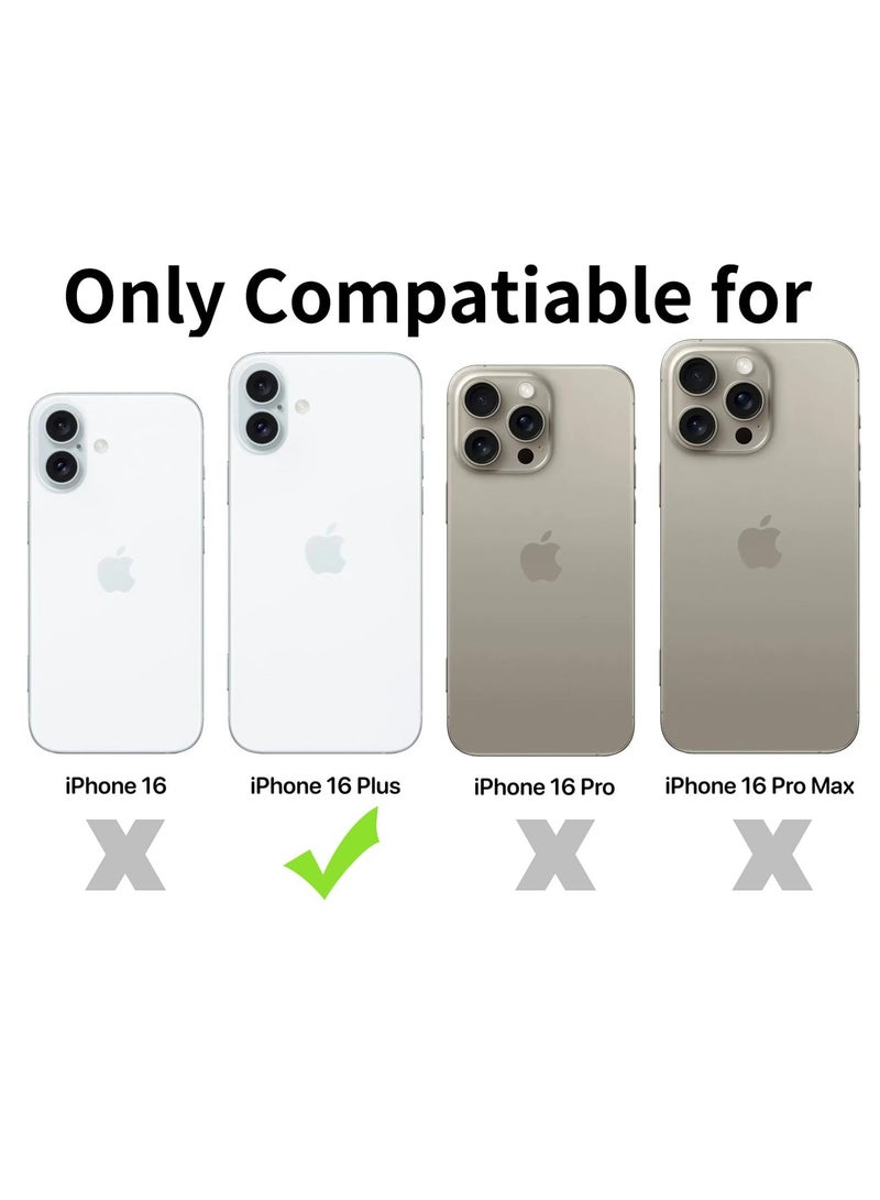 Houmt iPhone 16 Plus Magnetic Case Compatible with MagSafe Support Wireless Charging iPhone 16 Plus Cover Anti Scratch Shockproof Protective Case for iPhone 16 Plus 6.7 inch - Image 2