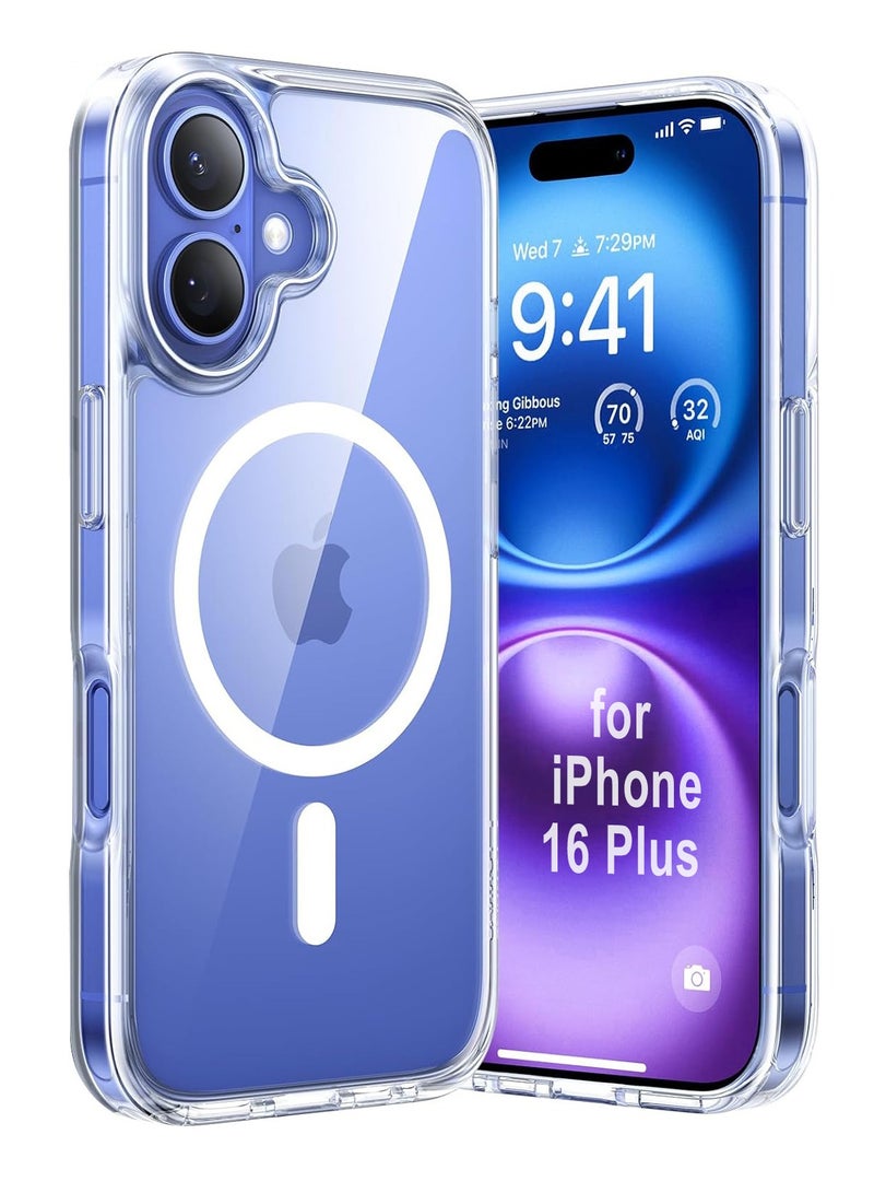 Houmt iPhone 16 Plus Magnetic Case Compatible with MagSafe Support Wireless Charging iPhone 16 Plus Cover Anti Scratch Shockproof Protective Case for iPhone 16 Plus 6.7 inch - Image 1