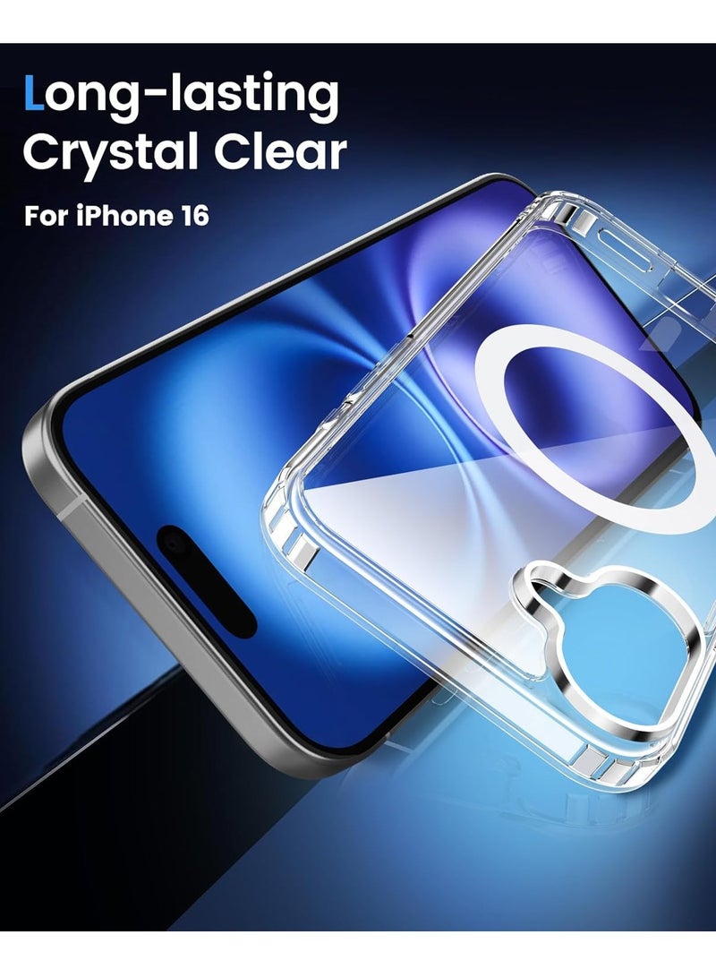 Houmt iPhone 16 Plus Magnetic Case Compatible with MagSafe Support Wireless Charging iPhone 16 Plus Cover Anti Scratch Shockproof Protective Case for iPhone 16 Plus 6.7 inch - Image 3