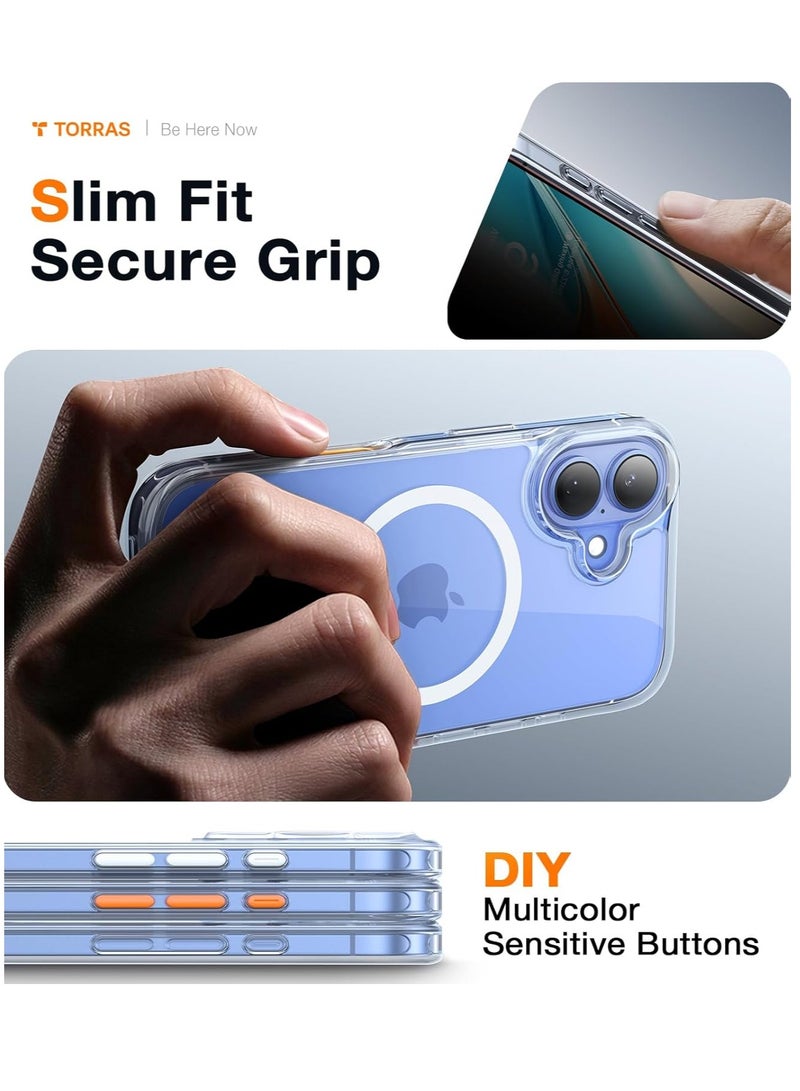 Houmt iPhone 16 Plus Magnetic Case Compatible with MagSafe Support Wireless Charging iPhone 16 Plus Cover Anti Scratch Shockproof Protective Case for iPhone 16 Plus 6.7 inch - Image 4