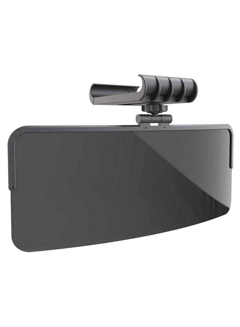 حاجب شمسي عالمي للسيارة قابل للتدوير 360 درجة، قابل للتعديل ومضاد للوهج، يمتد لحماية العينين من الشمس، سهل التركيب ويناسب معظم السيارات والدفع الرباعي والشاحنات - Image 1