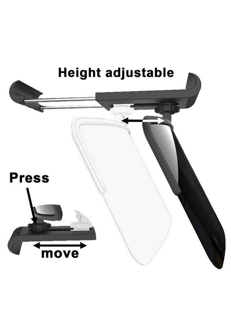 حاجب شمسي عالمي للسيارة قابل للتدوير 360 درجة، قابل للتعديل ومضاد للوهج، يمتد لحماية العينين من الشمس، سهل التركيب ويناسب معظم السيارات والدفع الرباعي والشاحنات - Image 2