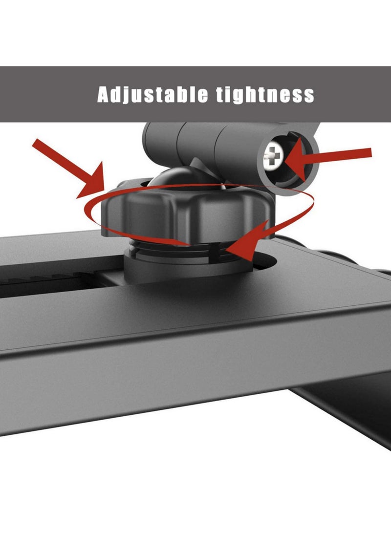 حاجب شمسي عالمي للسيارة قابل للتدوير 360 درجة، قابل للتعديل ومضاد للوهج، يمتد لحماية العينين من الشمس، سهل التركيب ويناسب معظم السيارات والدفع الرباعي والشاحنات - Image 4