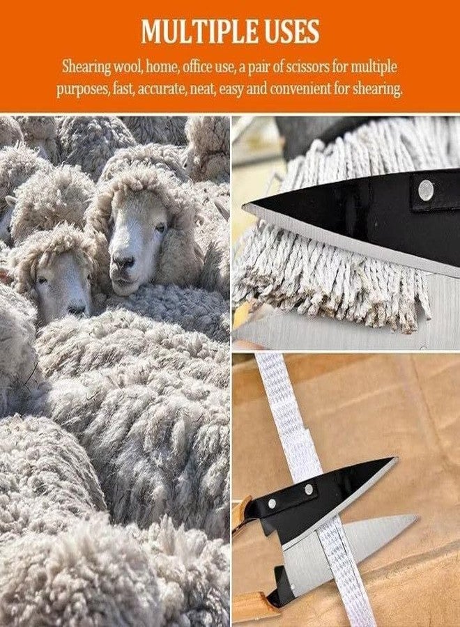 COZIESS 1Pcs, Heavy Duty Farm Shears for Sheep, Goat & Garden Use | Multi-Purpose Wool Cutter & Topiary Scissors | Precision Hair Clipper Tool for Livestock Grooming - Image 4