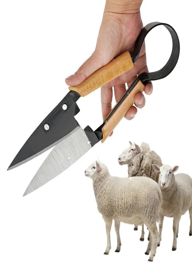 COZIESS 1Pcs, Heavy Duty Farm Shears for Sheep, Goat & Garden Use | Multi-Purpose Wool Cutter & Topiary Scissors | Precision Hair Clipper Tool for Livestock Grooming - Image 1
