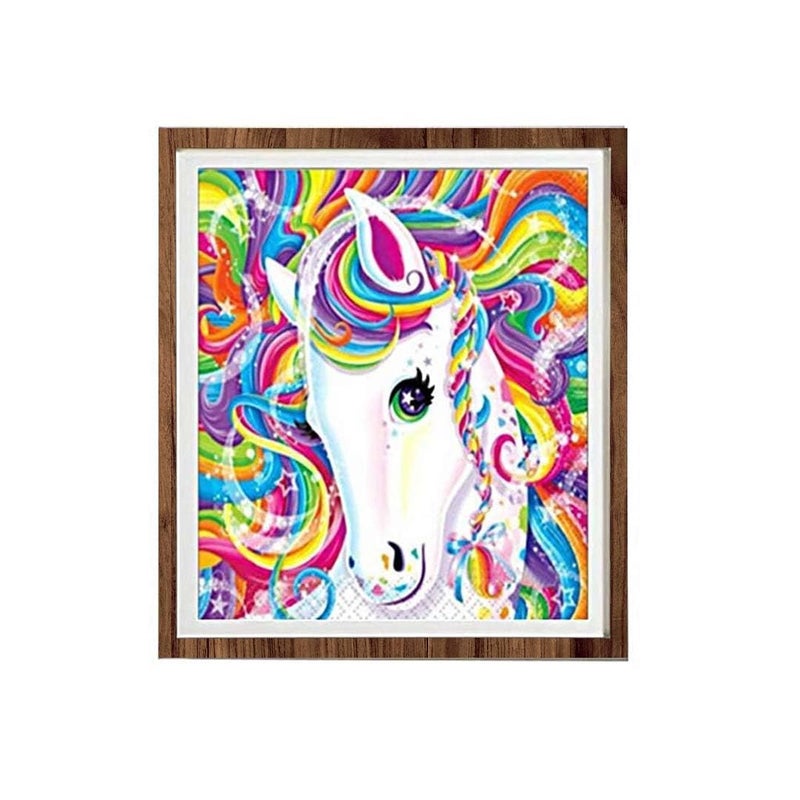Diamond Painting Kit 30 40cm Colorful Horse Painting Kits 5D Diamond Painting Kit for Adults Kids Art Wall Hangings for Home Wall Decor